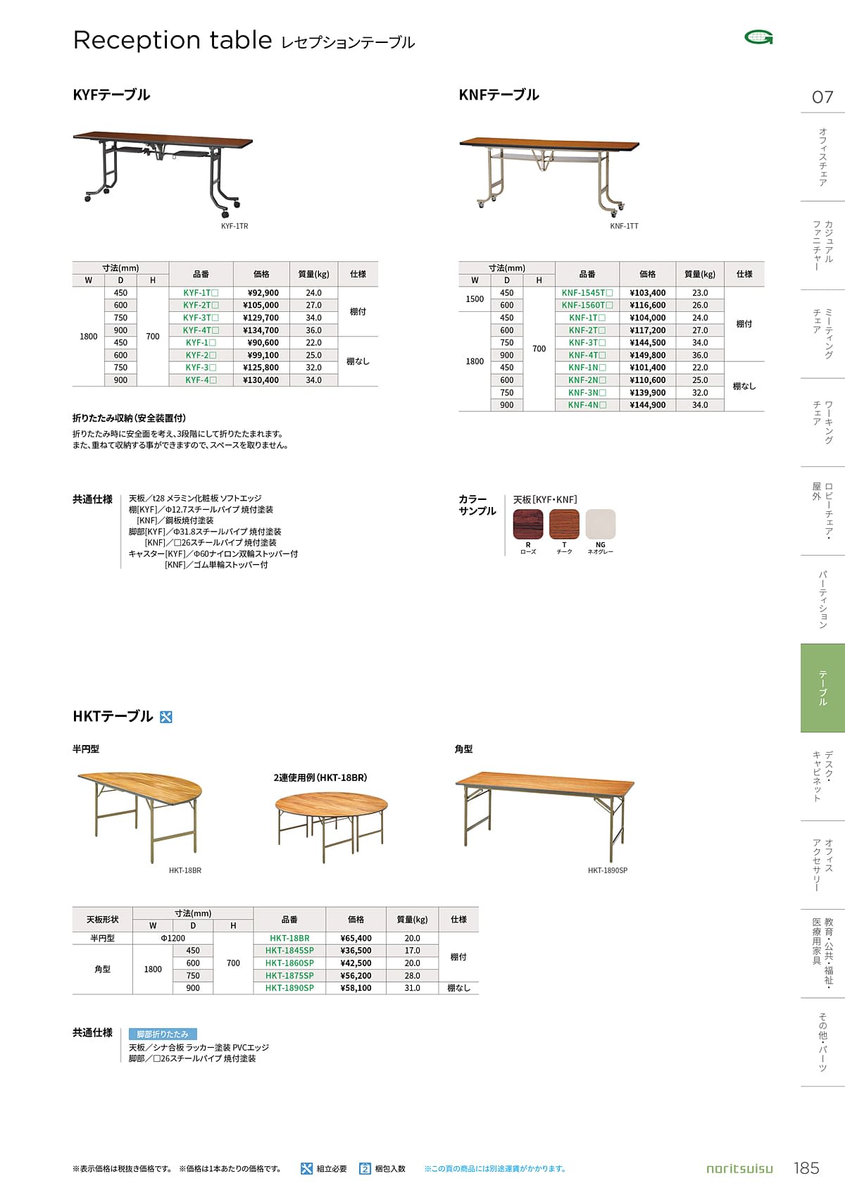 ノーリツイス NORITSUISU カタログ P185