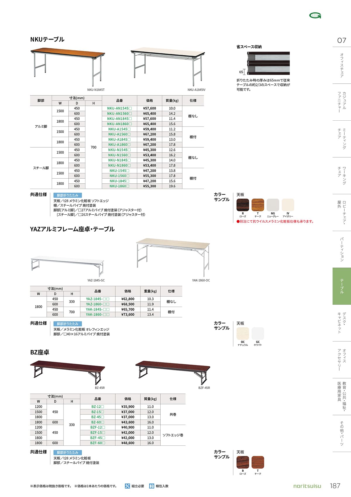 ノーリツイス NORITSUISU カタログ P187
