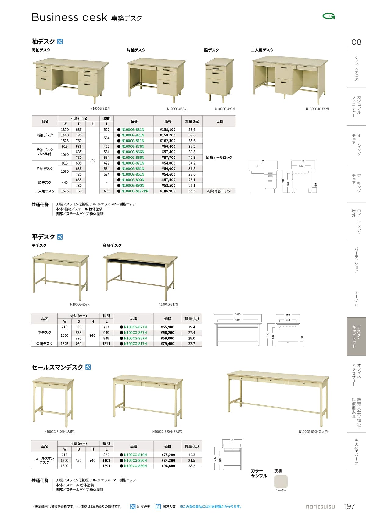 ノーリツイス NORITSUISU カタログ P197