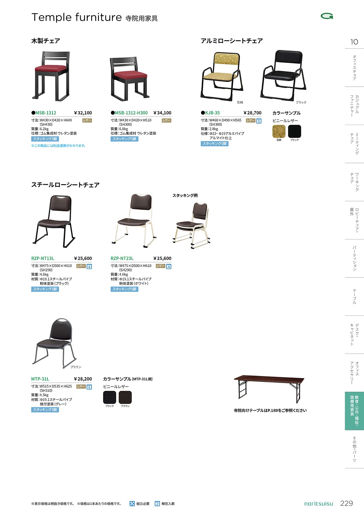 ノーリツイス NORITSUISU カタログ P229