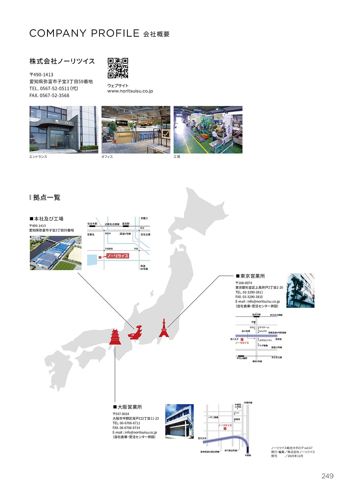 ノーリツイス NORITSUISU カタログ P249