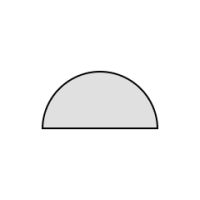 W1800×D900（半円）