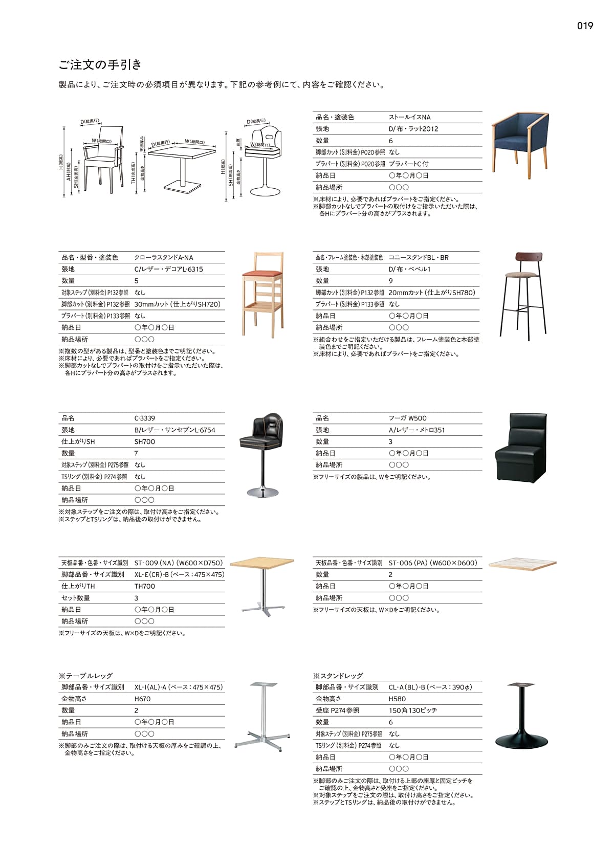プロシード Proceed カタログ P19
