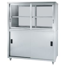 食器戸棚 両面引違上段ガラス戸 ACSWシリーズ」東製作所