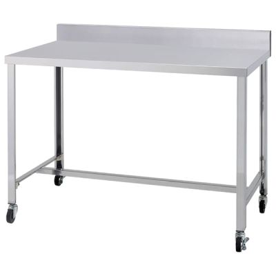 Ｈ型枠タイプ キャスター付作業台 (バックガード付き)