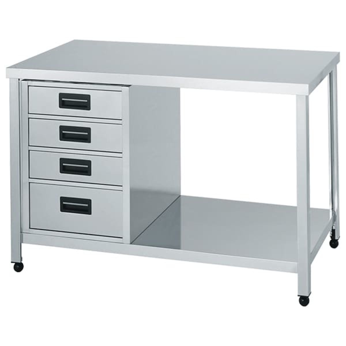 作業台 （引出しキャビネット付／ベタスノコ）｜東製作所