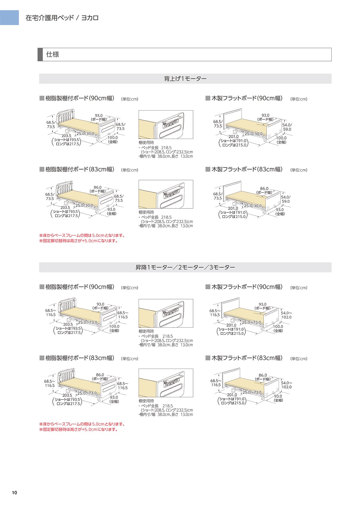 プラッツ（在宅介護ベッド） Platz カタログ P10