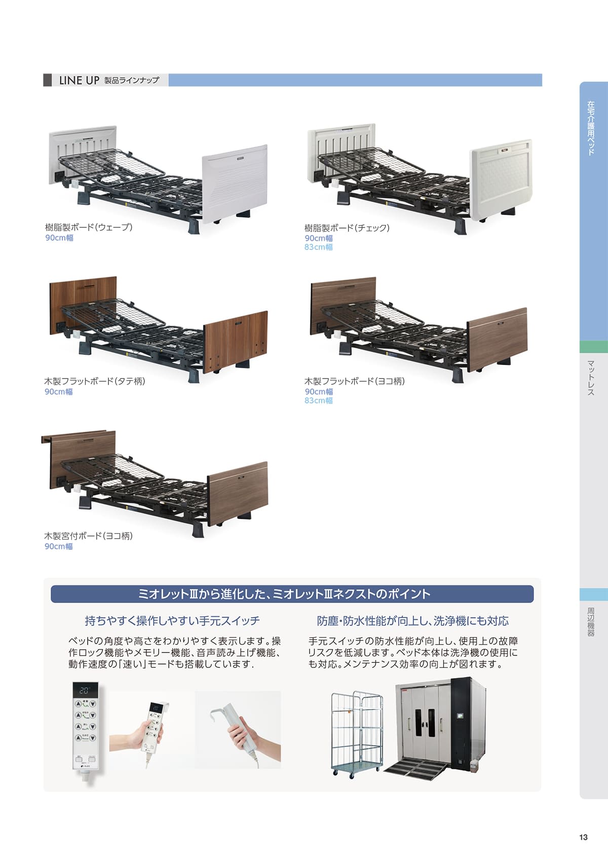 プラッツ（在宅介護ベッド） Platz カタログ P13