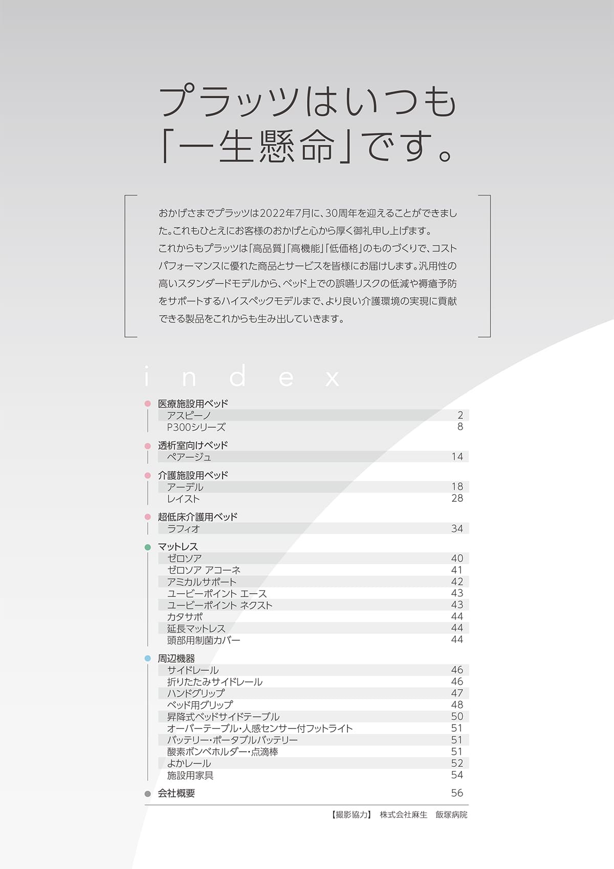 プラッツ（介護施設ベッド） Platz カタログ