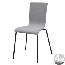 ファブリックチェア ブラック脚 RFC-FP 4脚セット