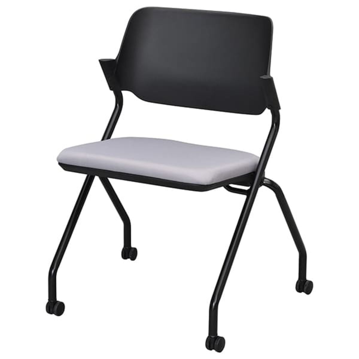 SYネスティングチェア ブラック ファブリック RFC-SYBF-画像1