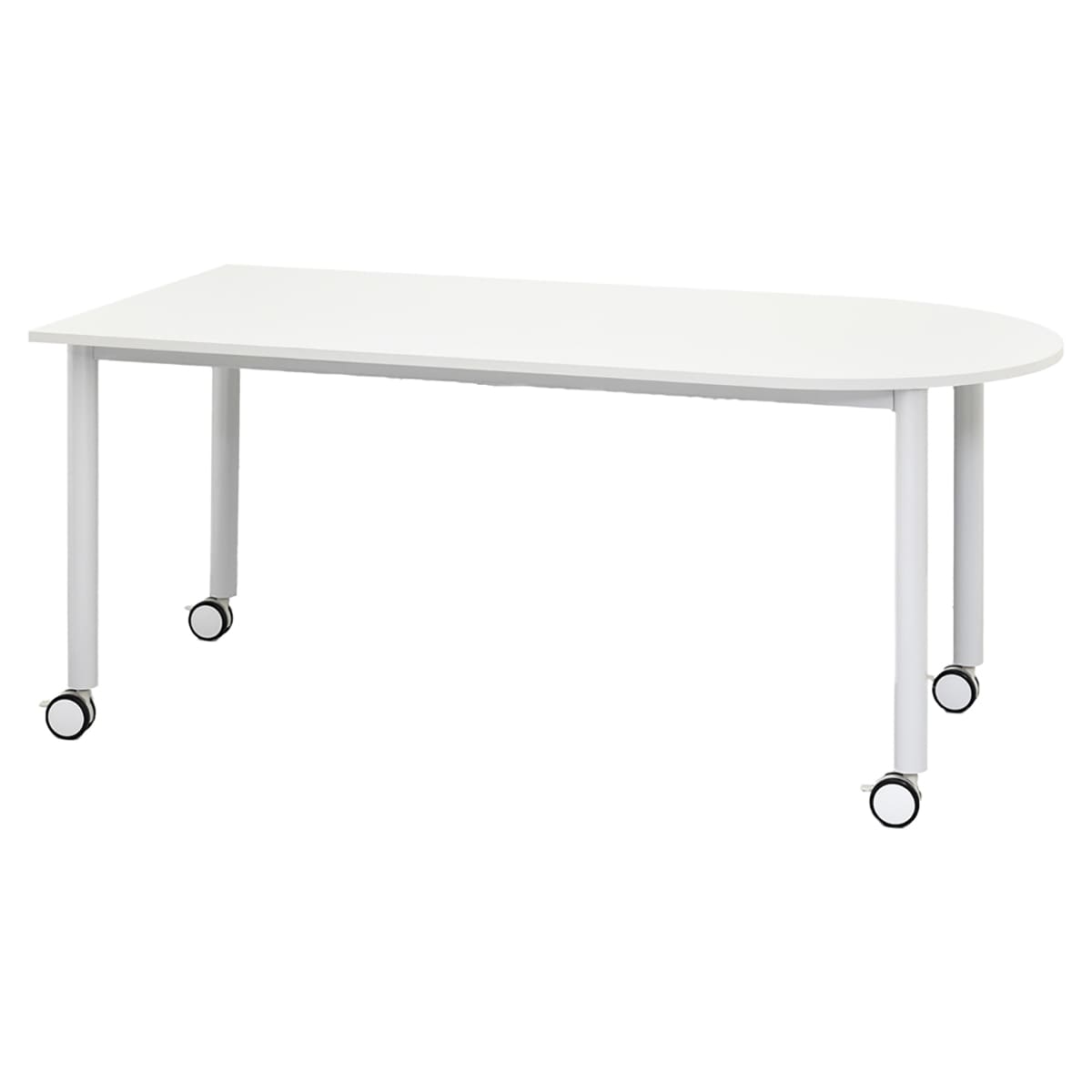 キャスターテーブル ホワイト脚 U字形 RFCTT-WL1680U-画像1