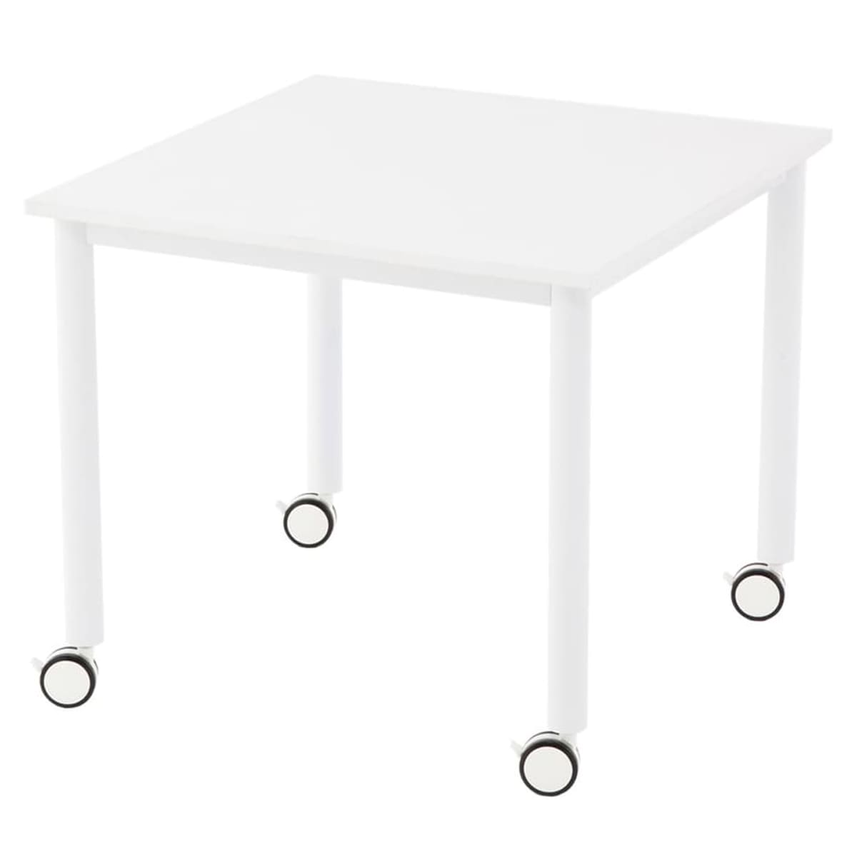 キャスターテーブル ホワイト脚 W800 RFCTT-WL8080-画像1