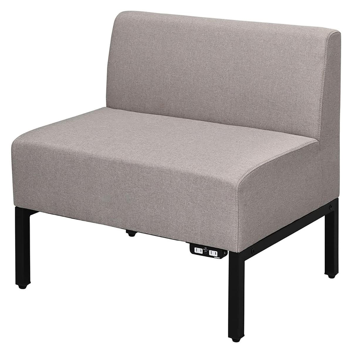 カッコ ファブリックソファ コンセント付き RFFBS-72-画像1