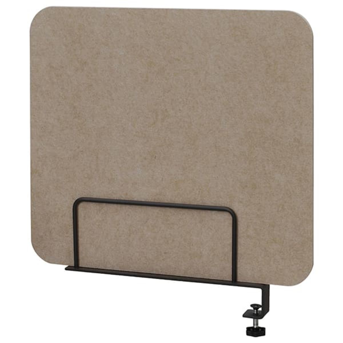 アン フェルトデスクトップパネルR型 クランプ式 RFFDP-R55BE-TCPBK-画像1