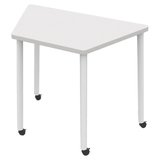 研修用台形キャスターテーブル RFJDC-8045D｜アールエフヤマカワの会議