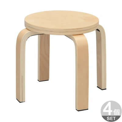 木製丸椅子 Z-SHSC」アールエフヤマカワのスツール