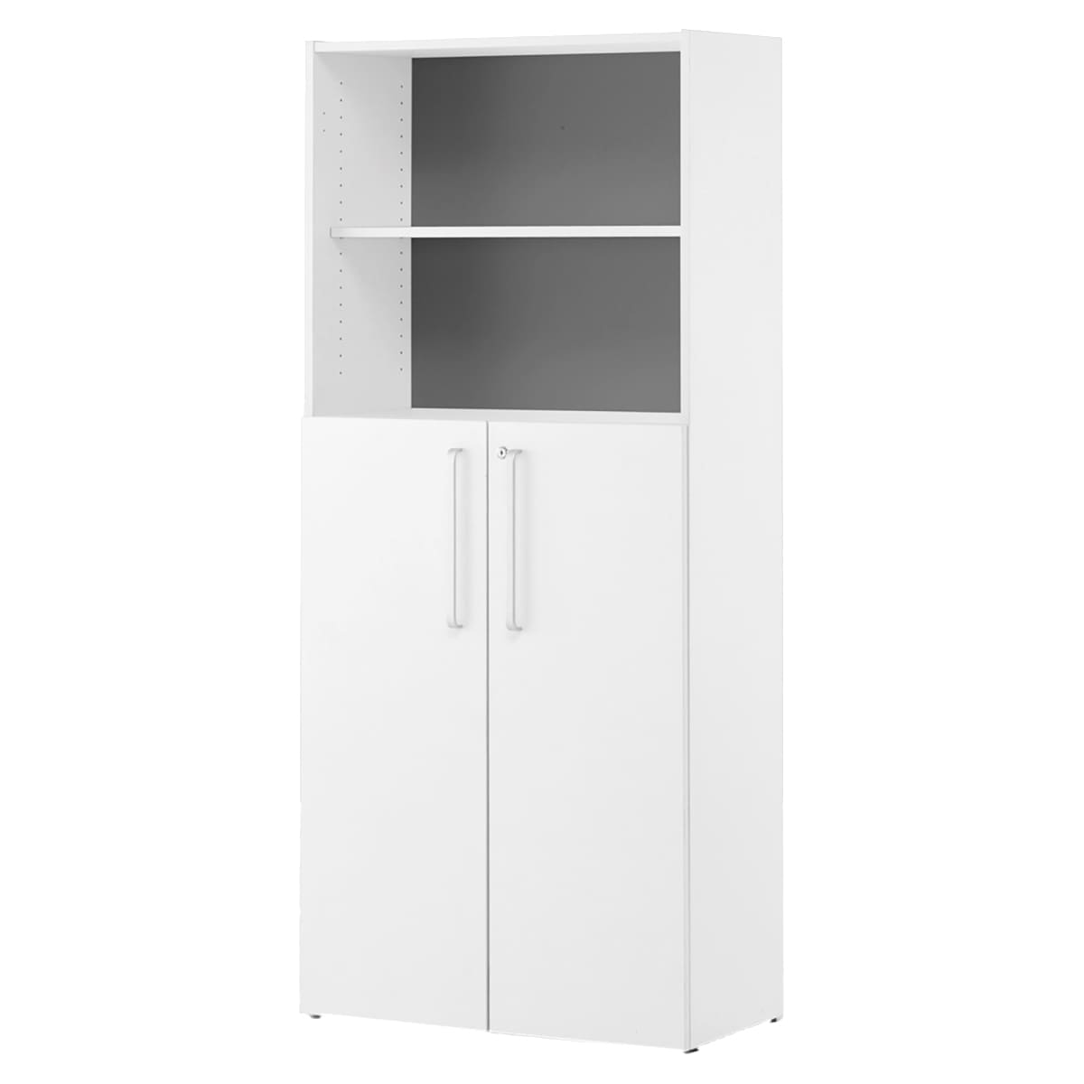 プリーマⅢ 木製シェルフハイ 共通扉付き SHWHS3-LD-画像1