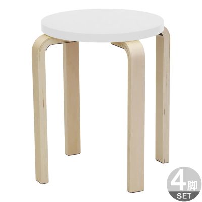 丸椅子 2 不二貿易（Fuji Boeki） 丸椅子 12脚セット カラフル 高さ45cm