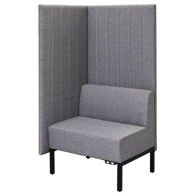 あるふぁ カッコ ファブリックソファ 片側パネルタイプ H1500 コンセント付き