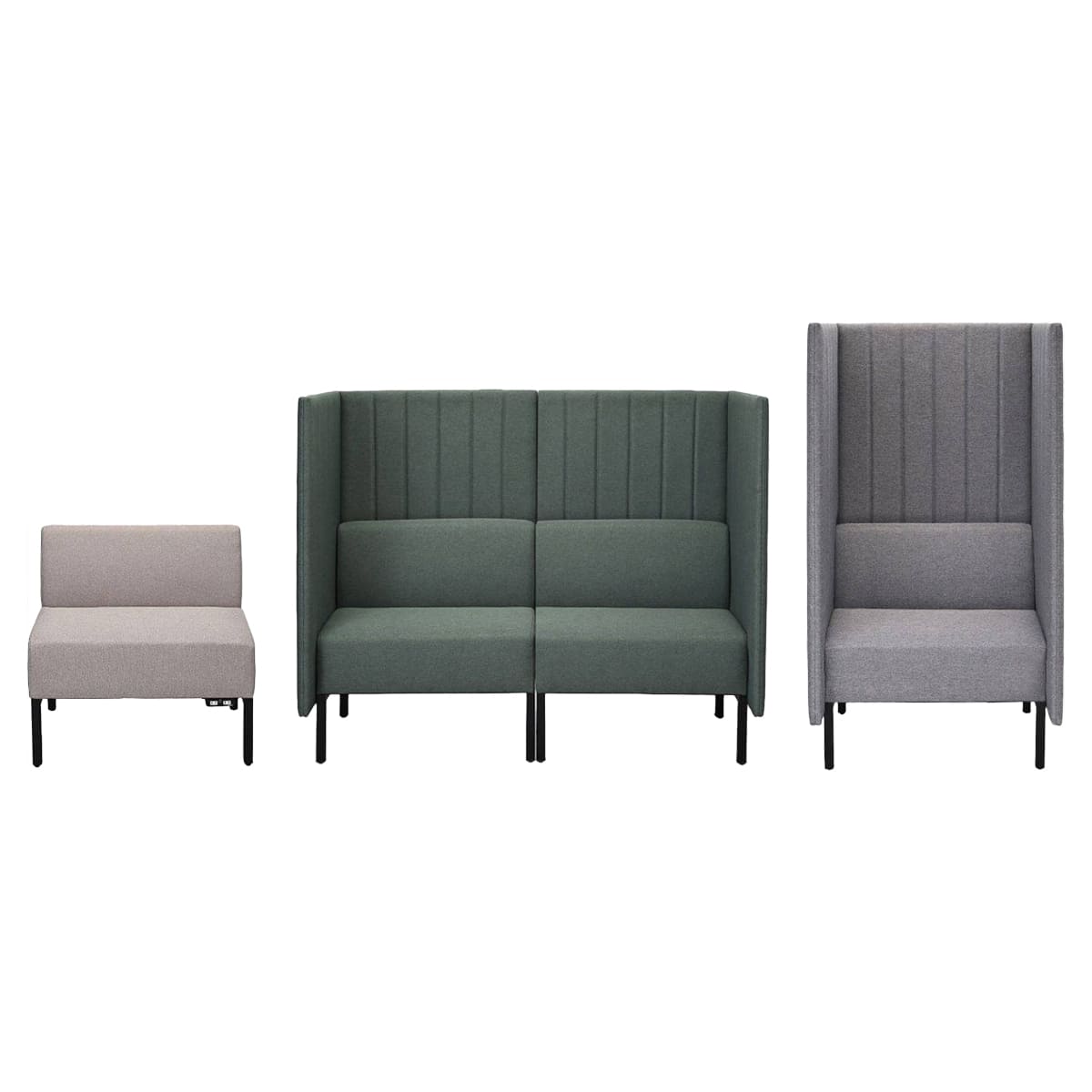 カッコ ファブリックソファ-画像1