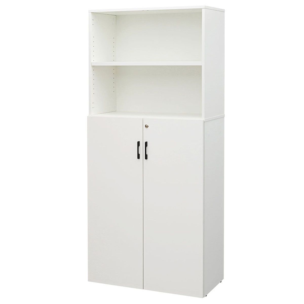 プラン 木製ハイシェルフ 下部扉付き RFPS-8018-KD-画像1