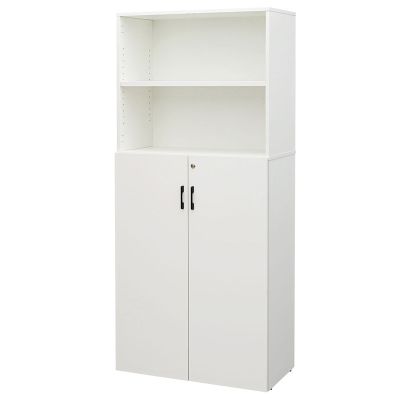 プラン 木製ハイシェルフ 下部扉付き RFPS-8018-KD