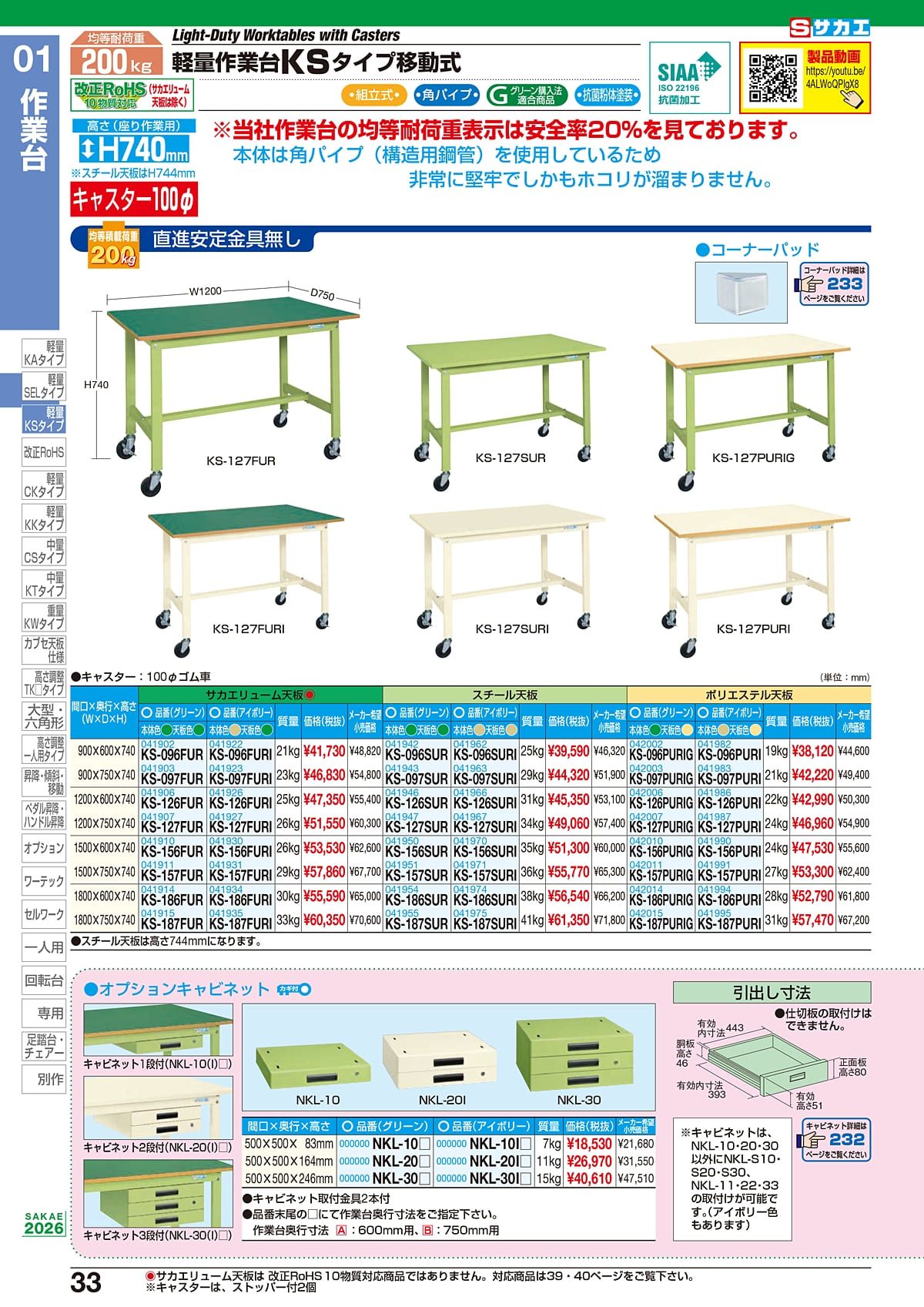 サカエ SAKAE カタログ P33