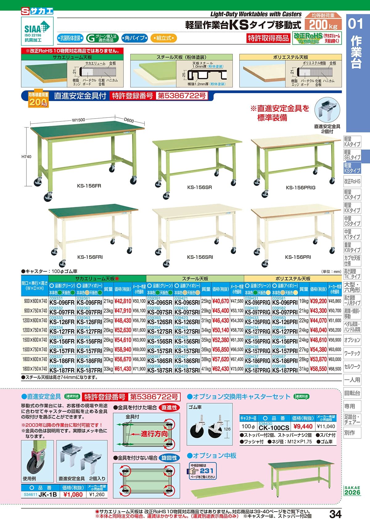 サカエ SAKAE カタログ P34