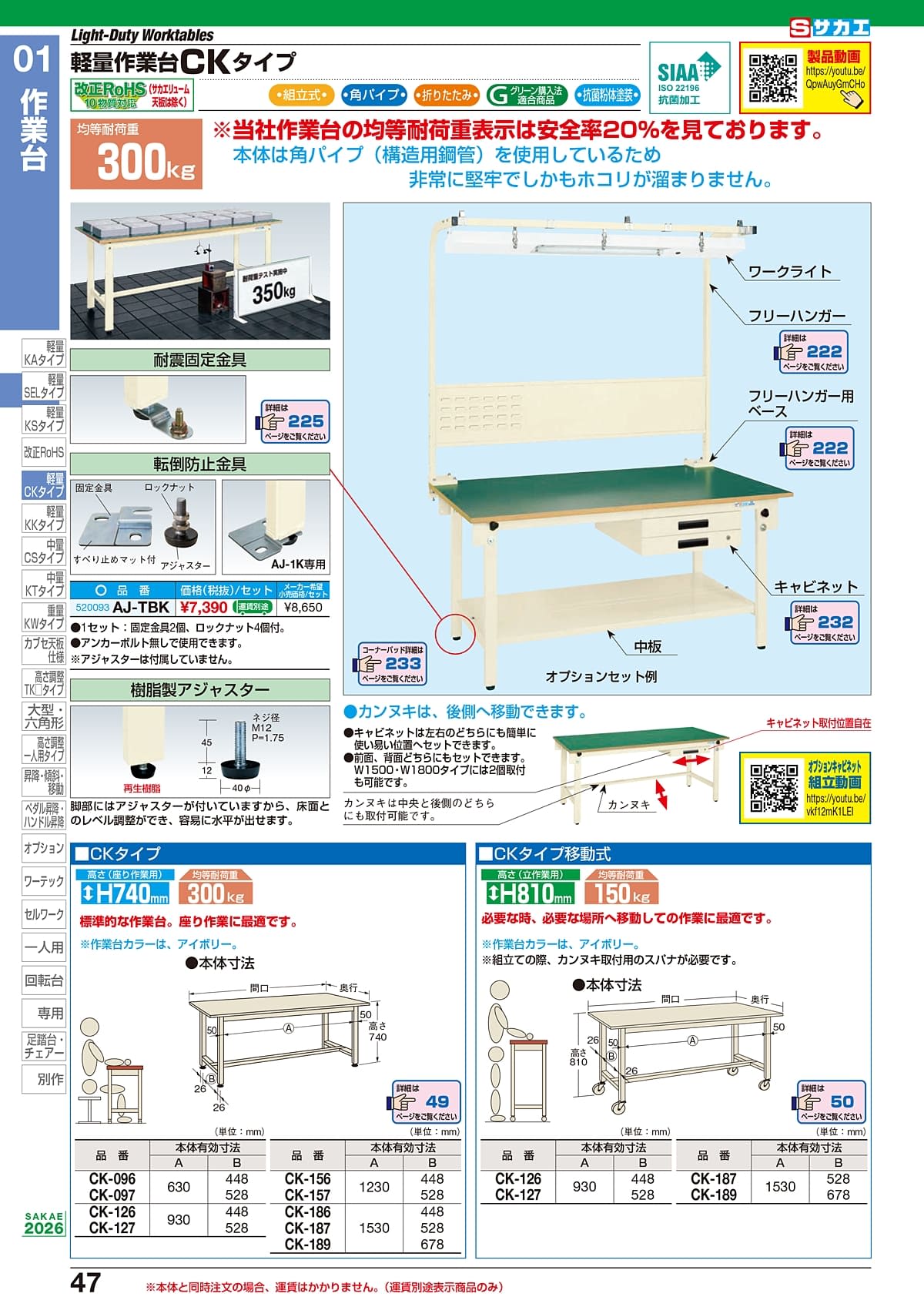 サカエ SAKAE カタログ P47
