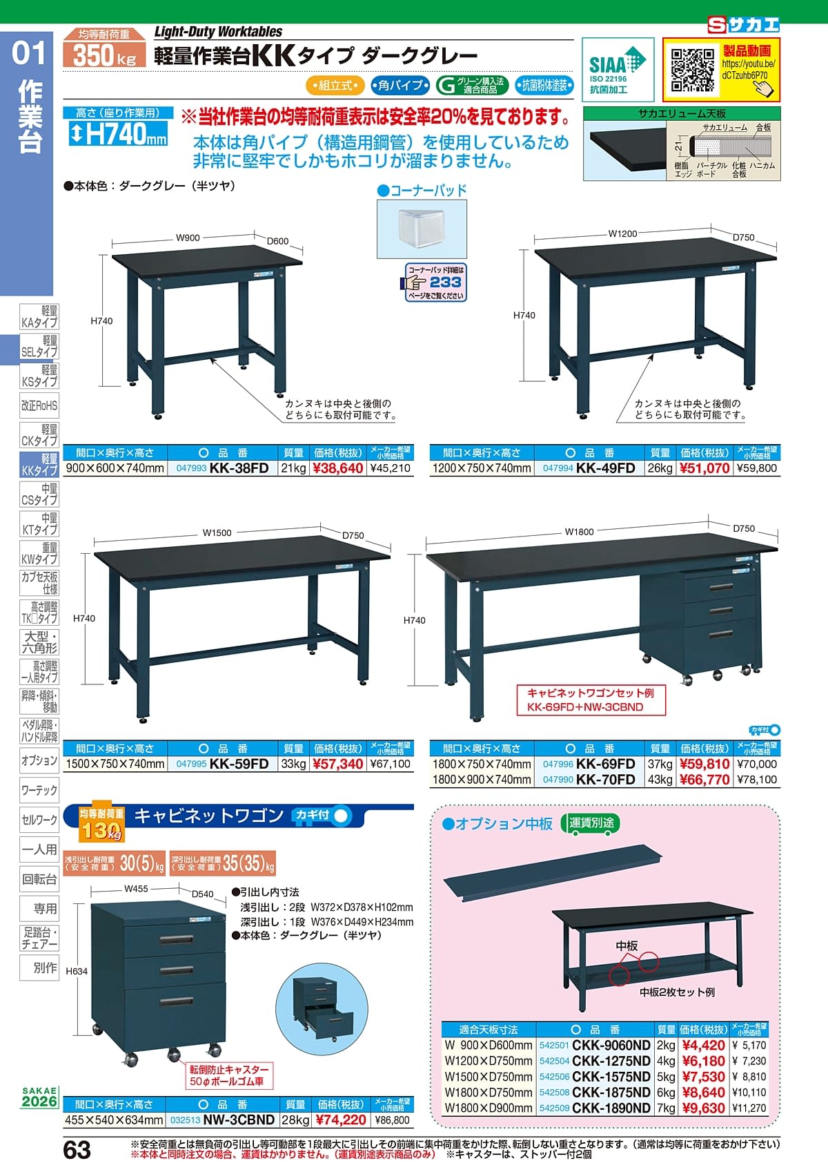 サカエ SAKAE カタログ P63