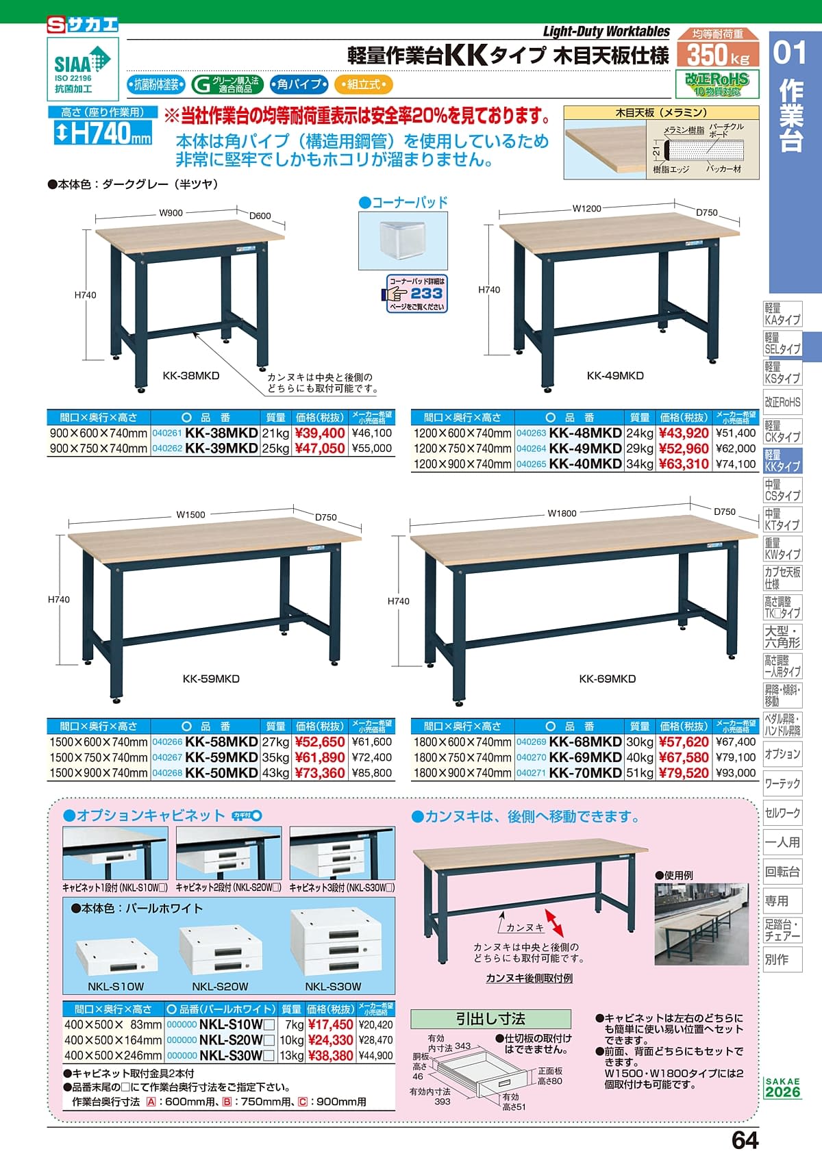 サカエ SAKAE カタログ P64