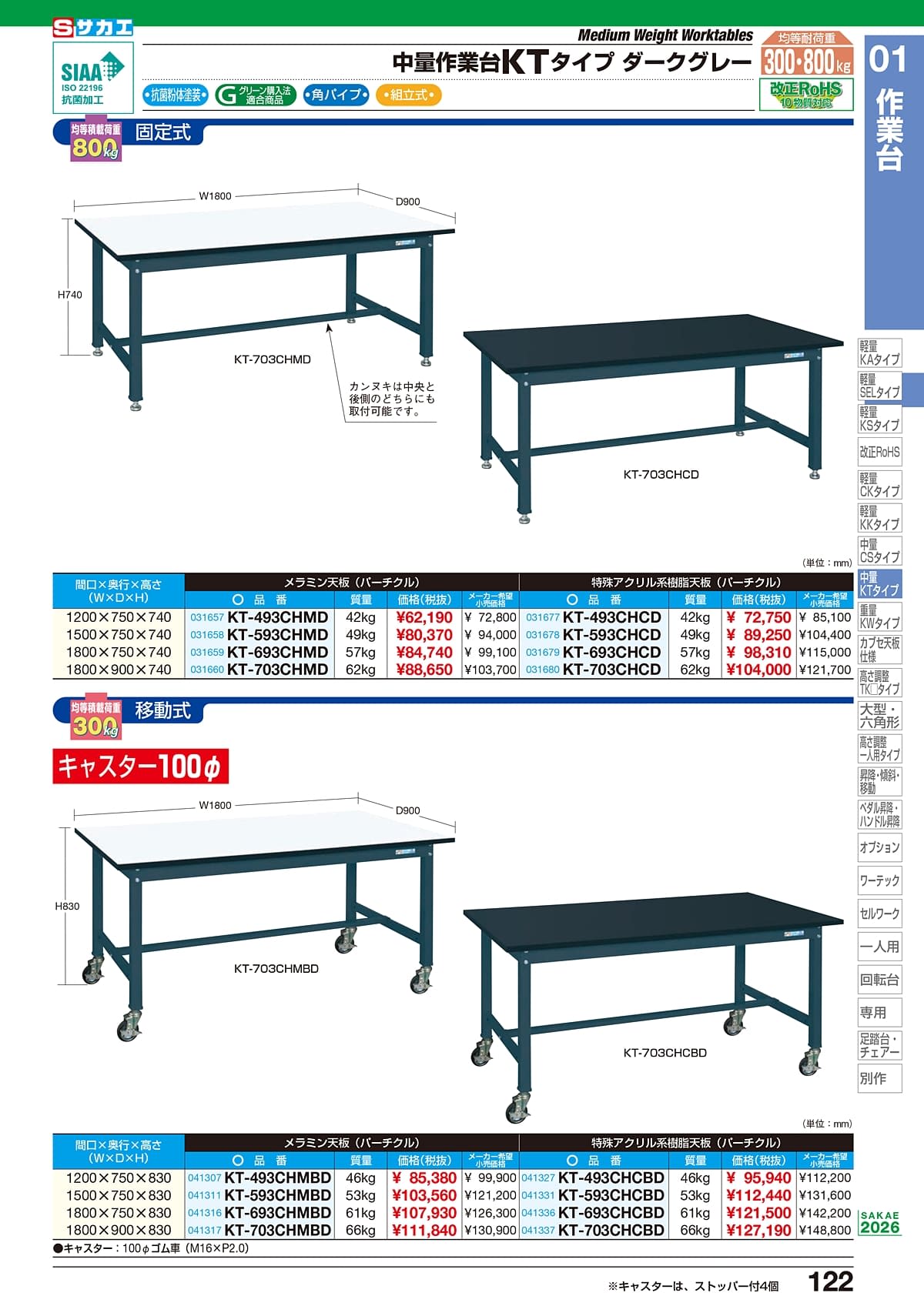 サカエ SAKAE カタログ P122