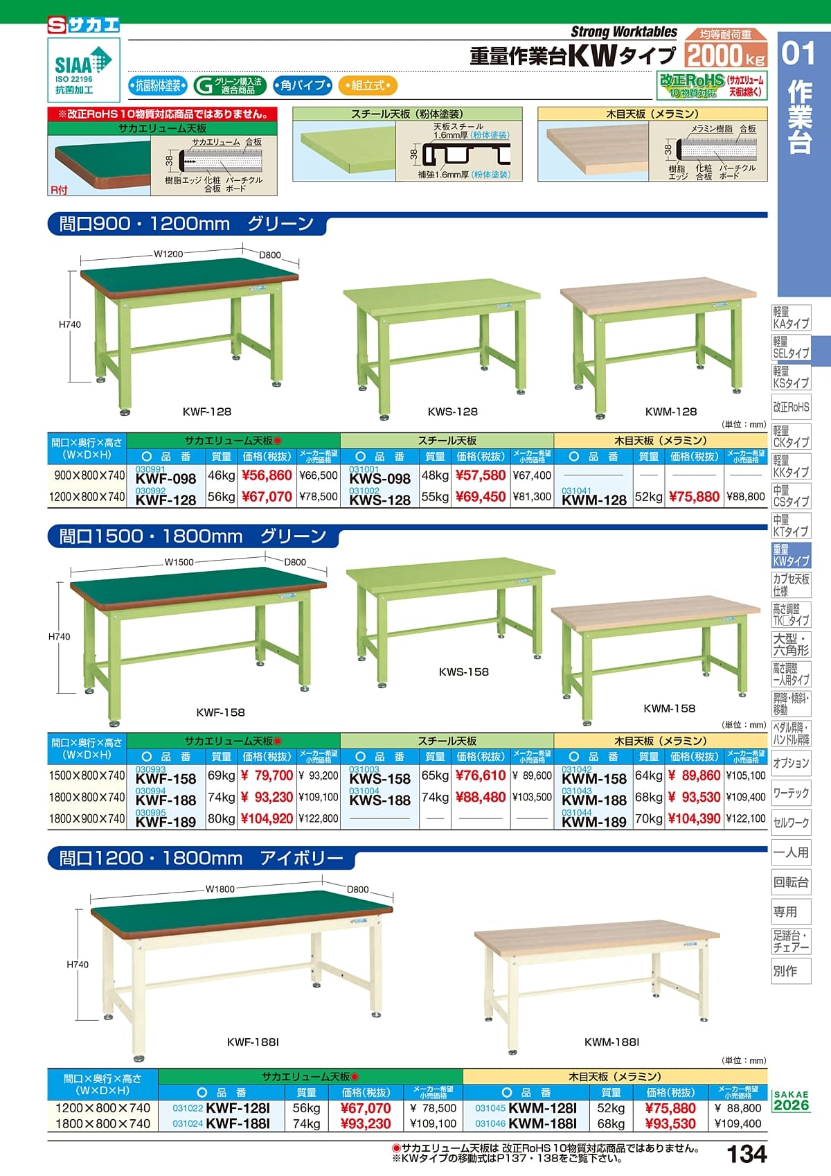 サカエ SAKAE カタログ P134