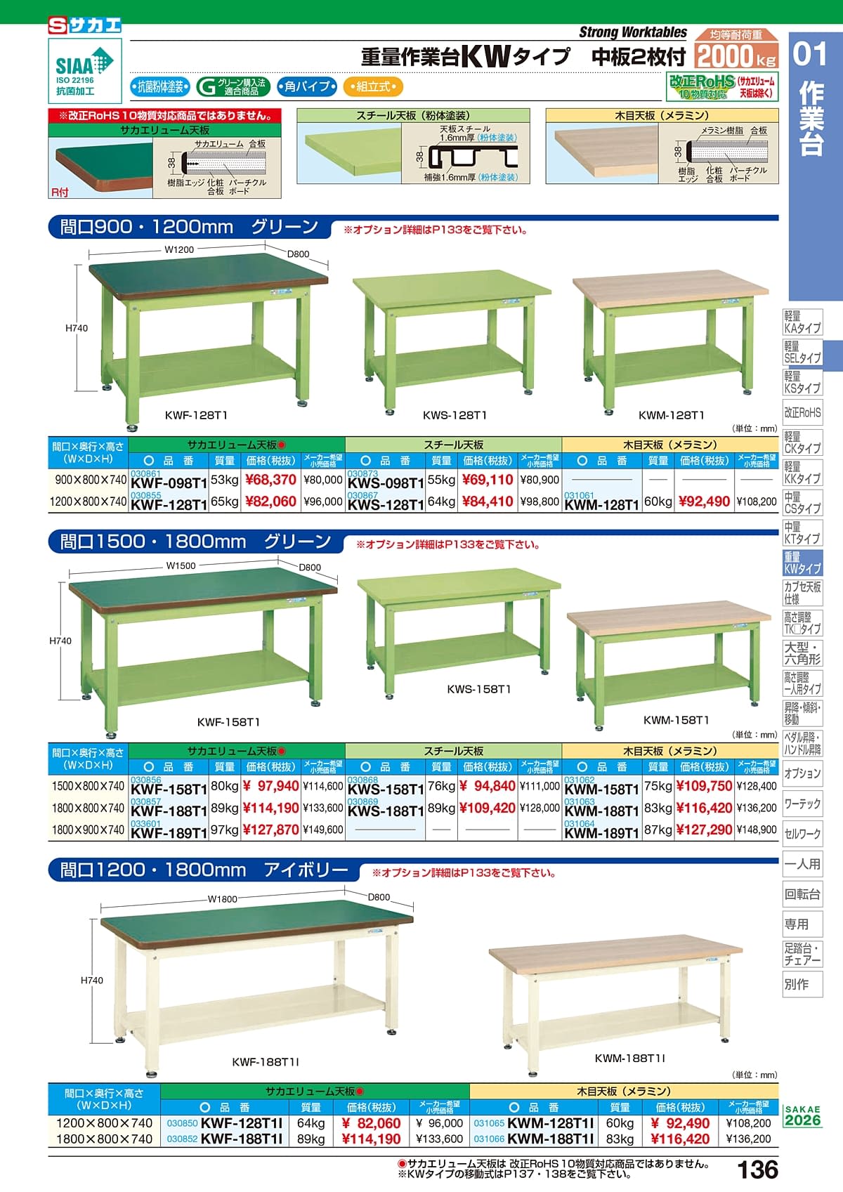 サカエ SAKAE カタログ P136