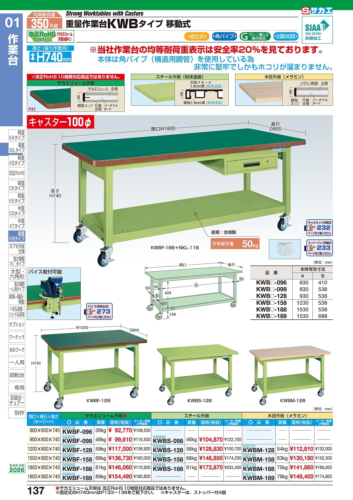 サカエ SAKAE カタログ P137