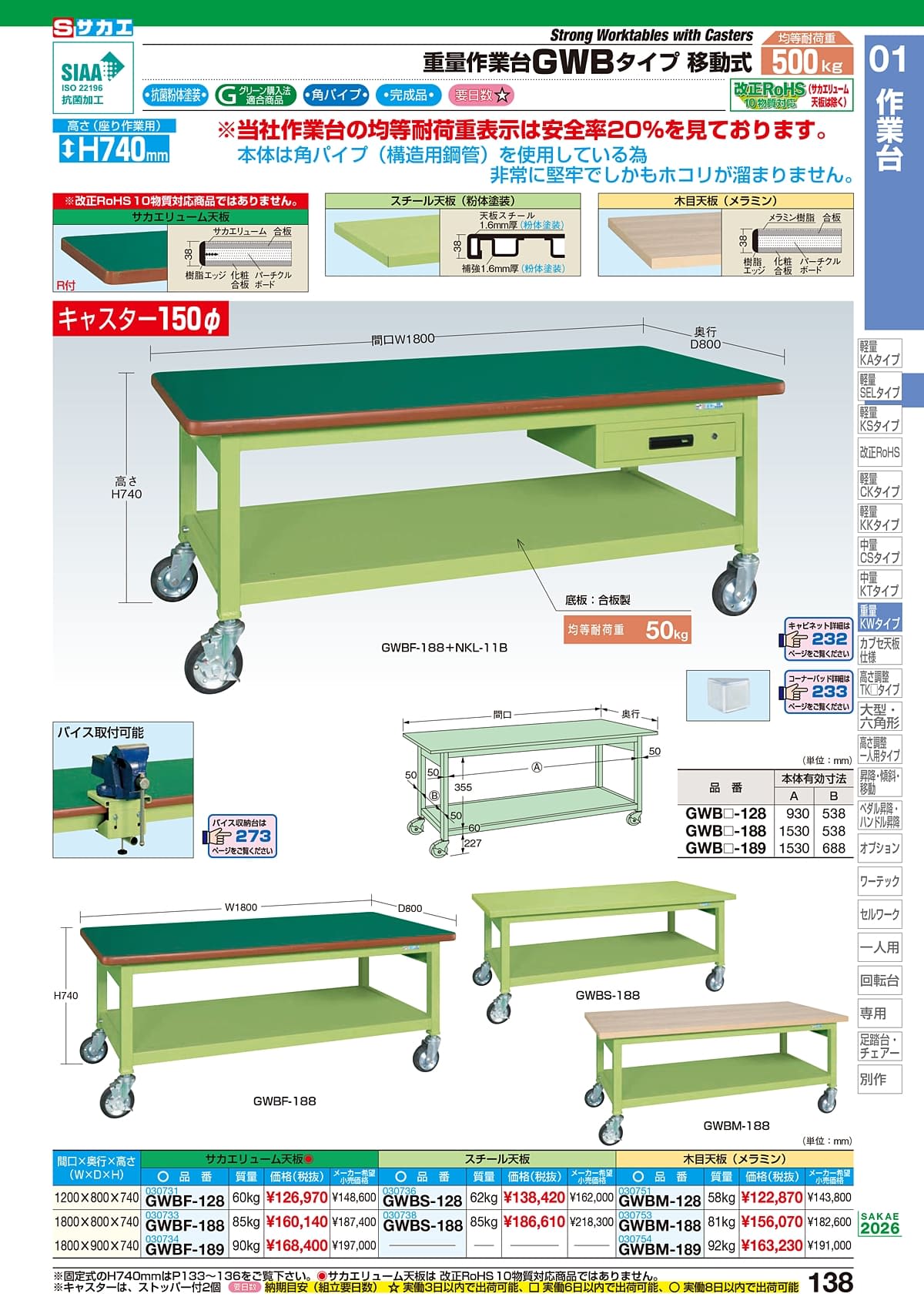 サカエ SAKAE カタログ P138