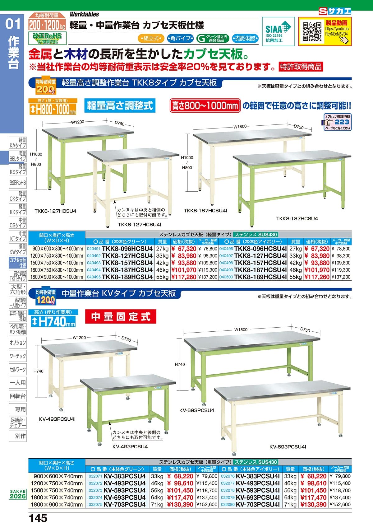 サカエ SAKAE カタログ P145