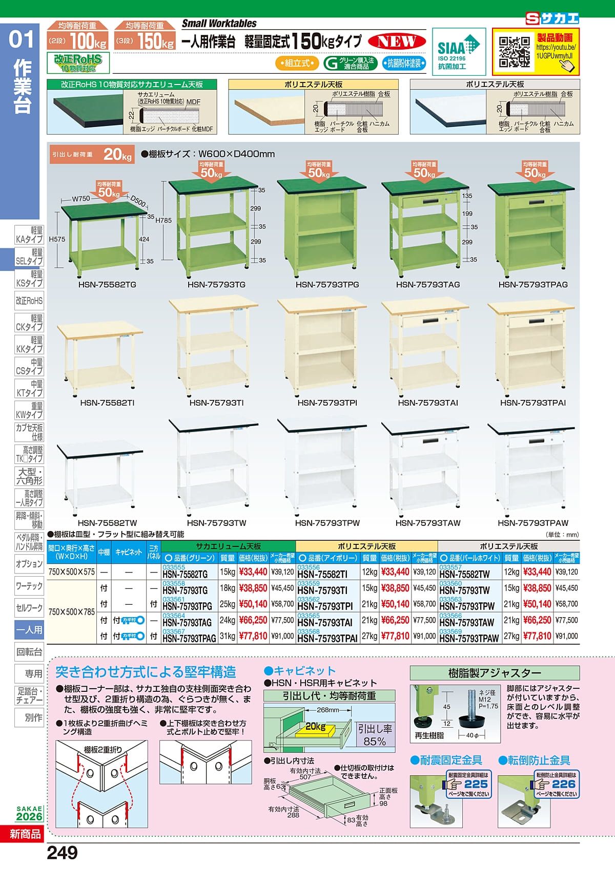 サカエ SAKAE カタログ P249