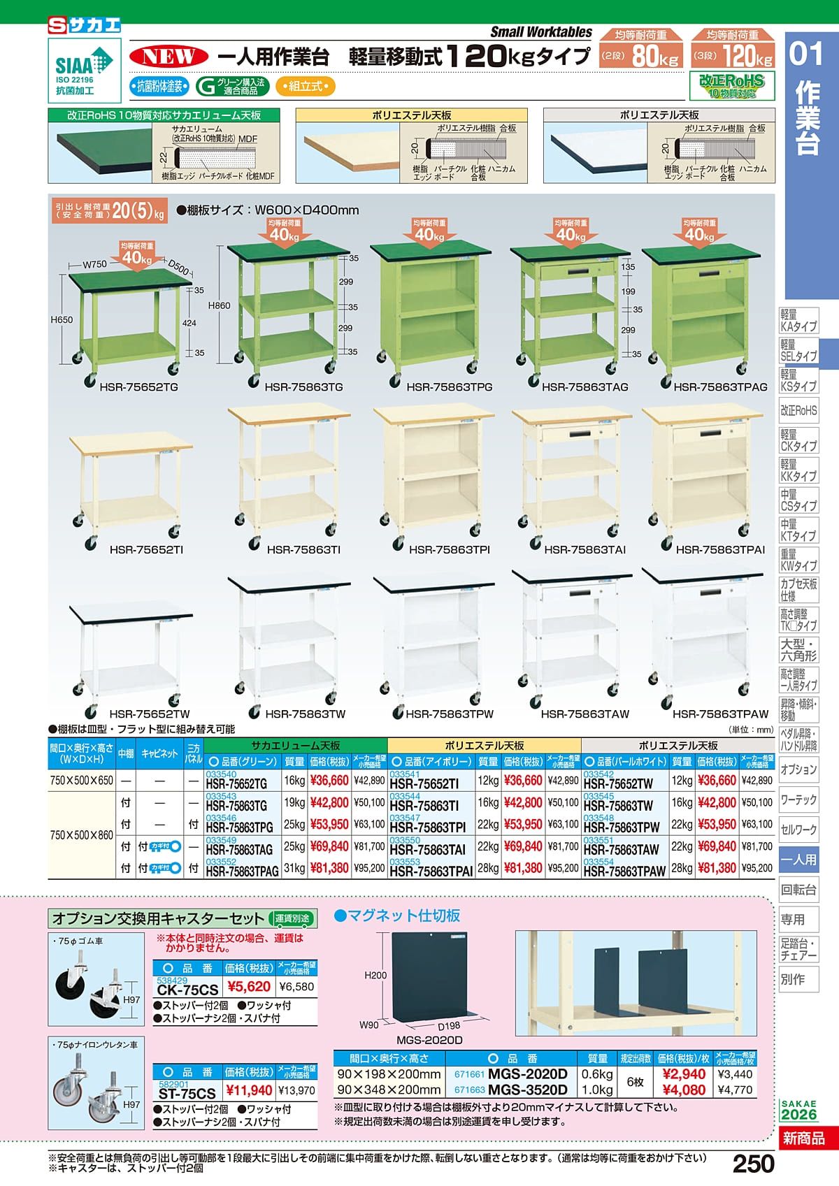 サカエ SAKAE カタログ P250