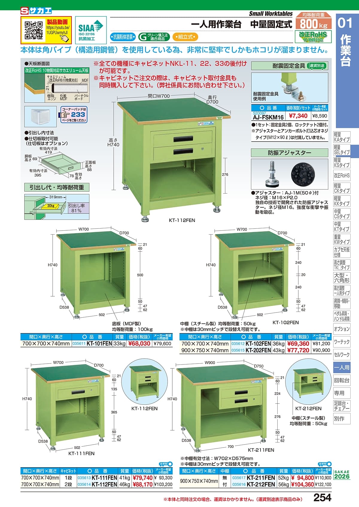 サカエ SAKAE カタログ P254