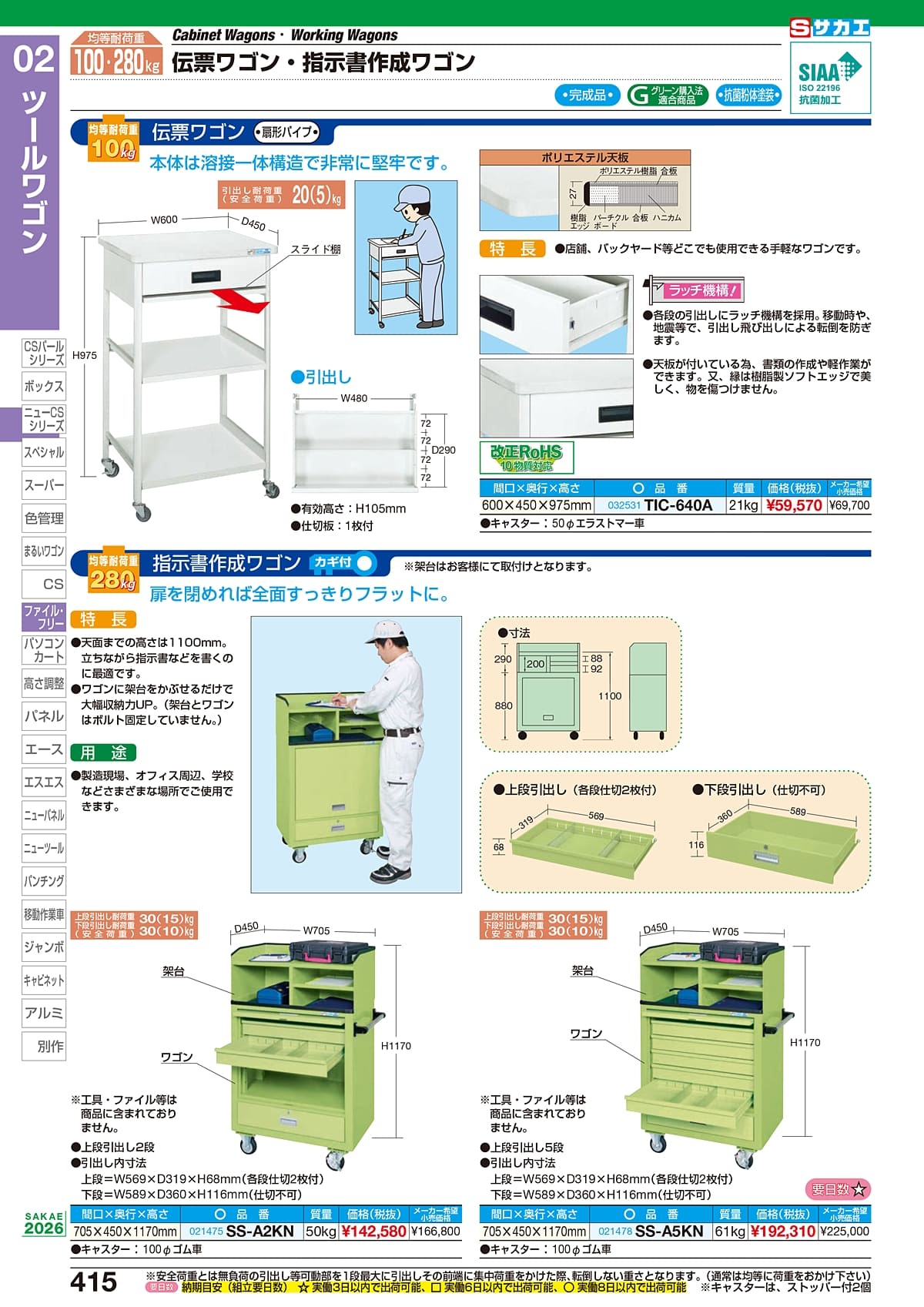 サカエ SAKAE カタログ P415