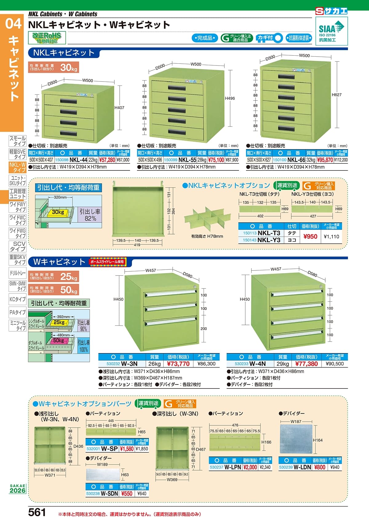 サカエ SAKAE カタログ P561
