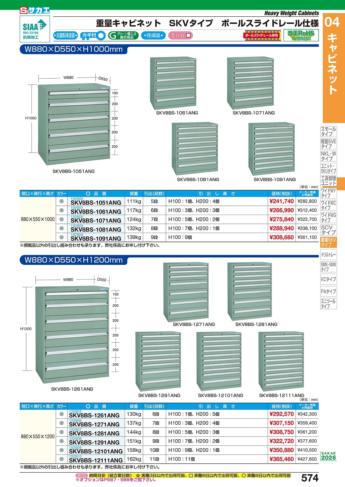 サカエ SAKAE カタログ P574