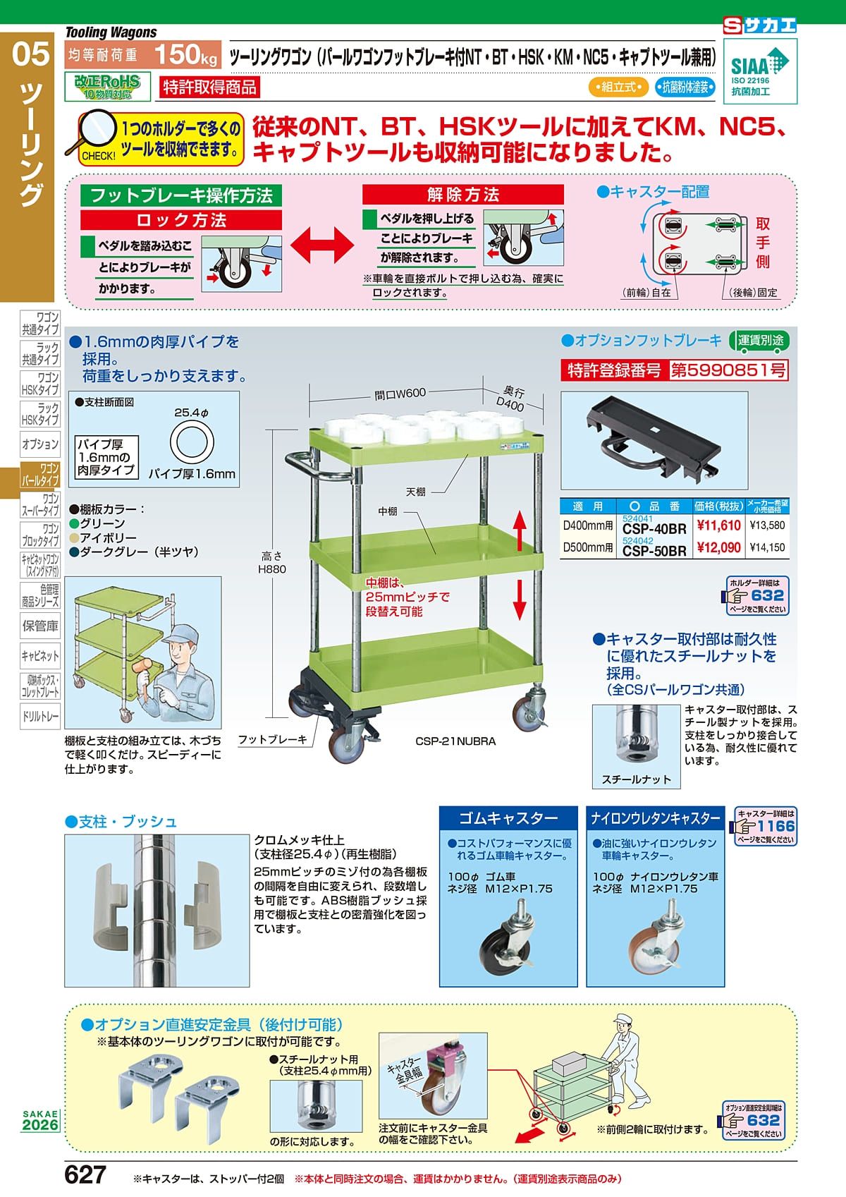 サカエ（SAKAE）カタログ P627 P628