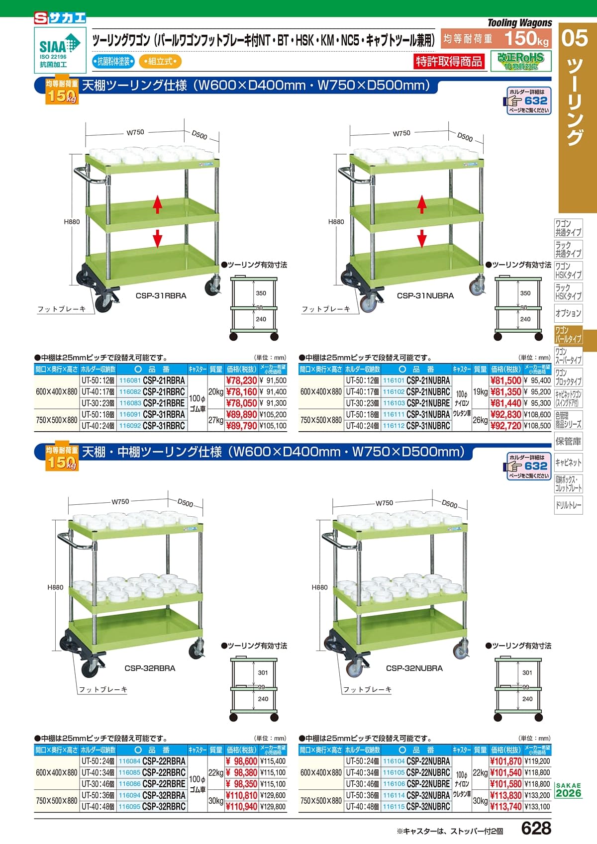 サカエ SAKAE カタログ P628