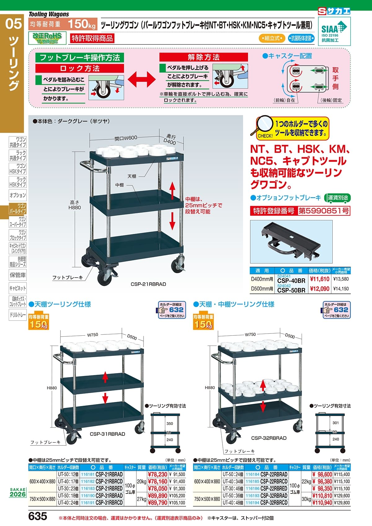 サカエ SAKAE カタログ P635