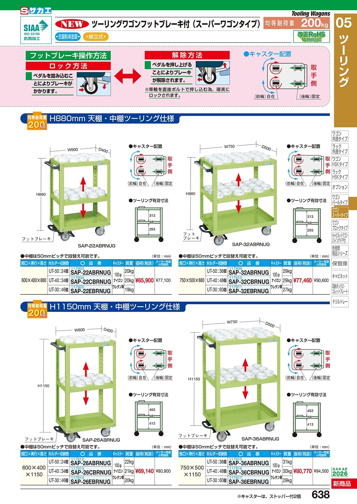 サカエ SAKAE カタログ P638