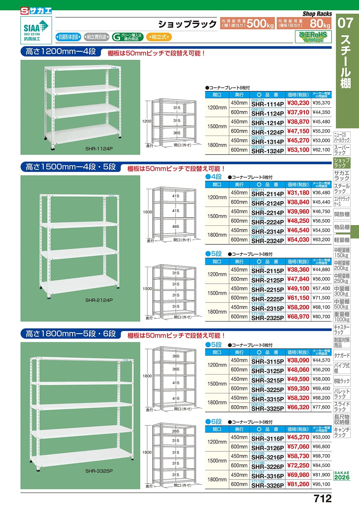 サカエ SAKAE カタログ P712