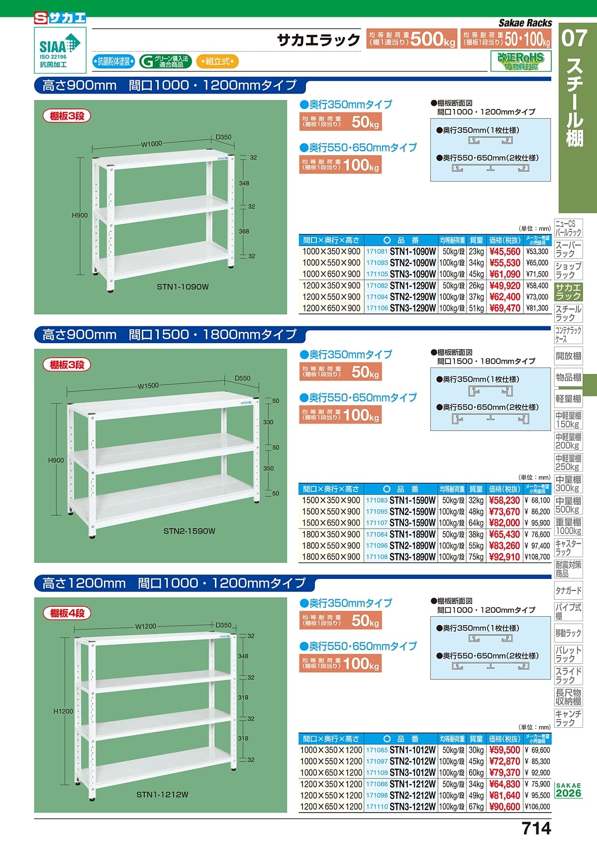 サカエ SAKAE カタログ P714